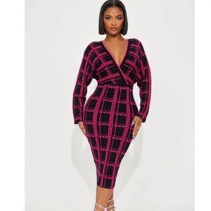 Fashion Nova midi dress